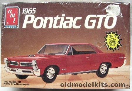 AMT 1/25 1965 Pontiac GTO 3 in 1 - 2 Door Hardtop, 6593 plastic model kit